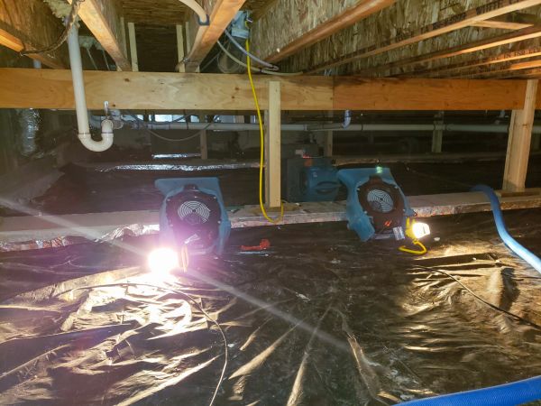 Crawlspace Water Removal in Olive Branch